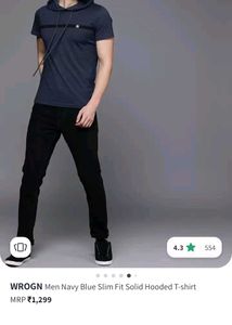 Hooded T Shirt From WROGN