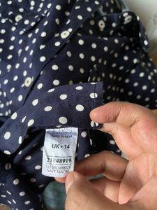 Marks and Spencer’s Polka Dot button down shirt