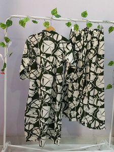 Dark Green Brand New Coord Set