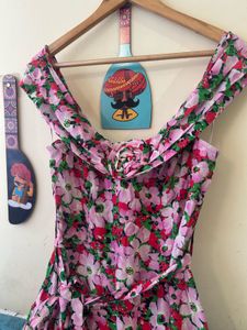 Cover Story Floral Flare Dress