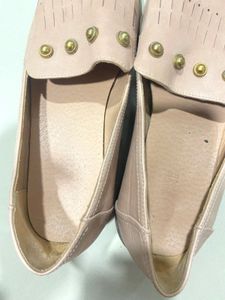 Nude Loafer Studded