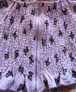 Lavender Crop Smoked Top (Women’s)