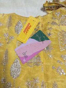 New Rinky Diva Yellow lehanga choli