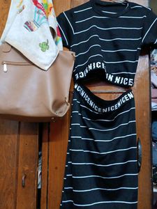 Skirt Nd Crop Top