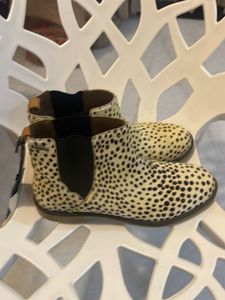 Cheetah Print Chelsea Boots