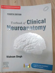Clinical Neuroanatomy Textbook Vishram singh