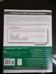 Manhattan 5lb GRE Preparation Book