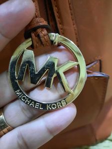Michael Kors Orange Tote Bag