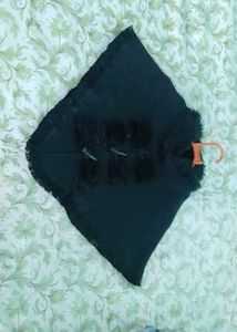 Stylish Black Poncho