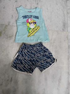 Cute 'Turtley Cool' Kids Outfit
