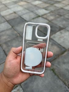Geometric Blue phone case for an iPhone 15