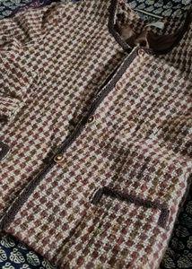Houndstooth coat 💋
