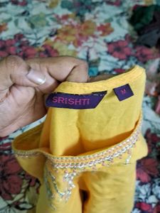 Yellow Embellished Blouse
