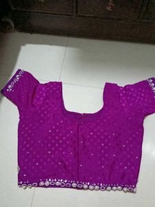 Elegant Purple Saree