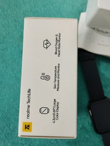 Realme Black Strap TechLife Watch S100 1.69 HD Dis