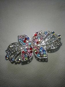 Rhinestone Butterfly Hair Clip