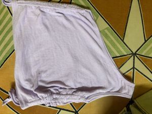 Lavender One-Shoulder Top