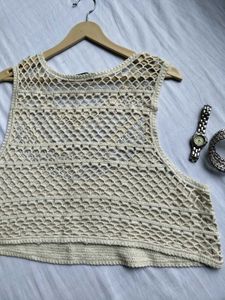 Crochet Knit Tank Top