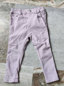 Cute Lilac Baby Pants