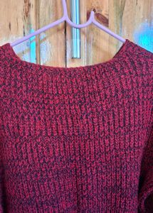 Ema Red Knit Sweater