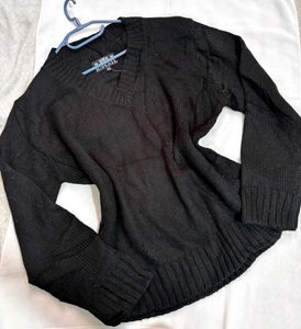 🎁Buy1 Get1 Free Black Pullover Sweater C