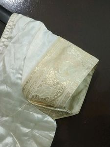BLOUSE - SILK- WHITE CREAM