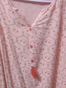 Combo  Mustard Kurta  And Pink Colour  Flora Kutr