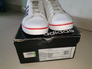 Adidas Vs Pace shoes white black red