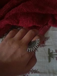 Silver Oxidised Ring