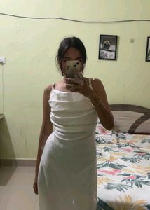 White Shimmer Dress