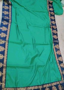 Silk Saree Green In Colour Buy Free Gifts