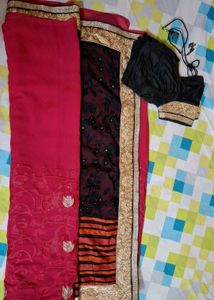 Elegant Ethnic Saree , with blouse.