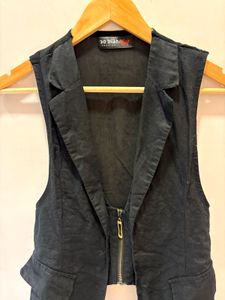 Stylish Black Imported Vest