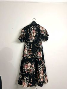 Floral Print Midi Dress
