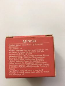 MINISO Kissy Lip Scrub - Strawberry🍓