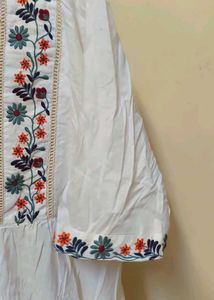 Boho Embroidered Tunic Dress