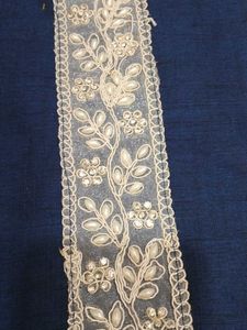 Elegant Navy Blue Tunic with Lace Detail