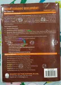 Indian economic development Class 12 Sandeep Garg