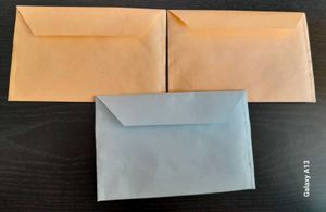 3 Mini Quilled Envelopes