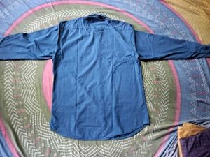 Blue Patterned Shirt