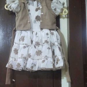 Girls Floral Dress with Jacket