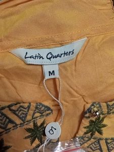 Branded Yellow Short Kurti Type Top.