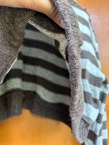 Korean Brown Stripped Sweater