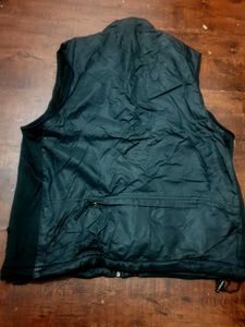 Black Sleeveless Jacket