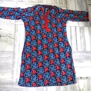 Printed Blue Kurti 💙