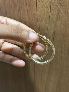 Simple Golden Earrings