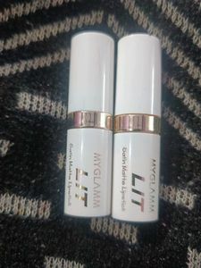 MyGlamm LIT Satin Matte Lipstick Duo