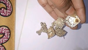 Silver Jhumka Earrings