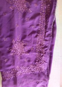 Viscose Georgette Embroidery Saree
