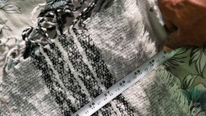 Striped Scarf with Fringes